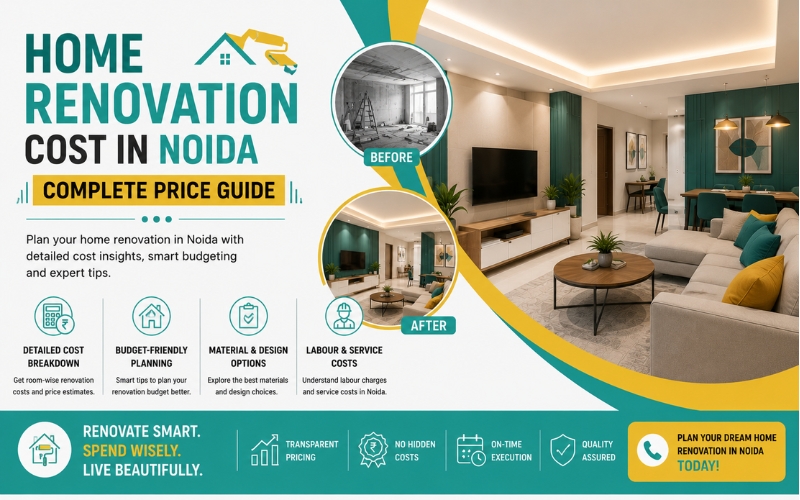 Home Renovation Cost in Noida: A Complete Price Guide for 2026