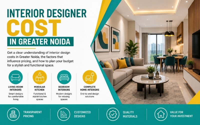 Interior Designer Cost in Greater Noida: Complete Pricing Guide for 2026