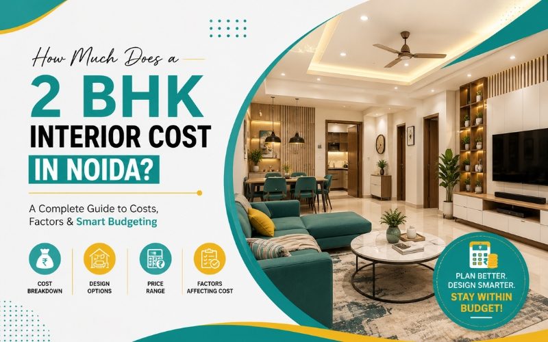 2 BHK Interior Cost in Noida